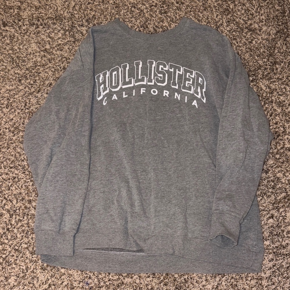 Hollister Charcoal Crewneck Sweatshirt